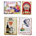 wholesale vintage metal tin sign/metal plate board factory supply directly